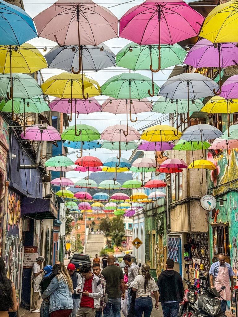 umbrellas, road, people, crowd, colombia, bogota, architecture, colombia, bogota, bogota, bogota, bogota, bogota